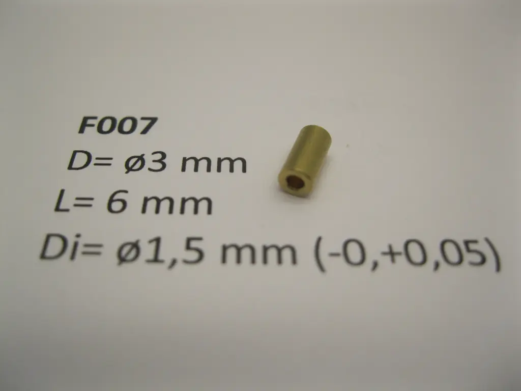 Schwungmasse  ø3 mm x 6 mm x ø1,5 mm