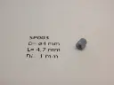 Kardankupplungshalter ø 4 x 4.7 - für 1mm Wellen