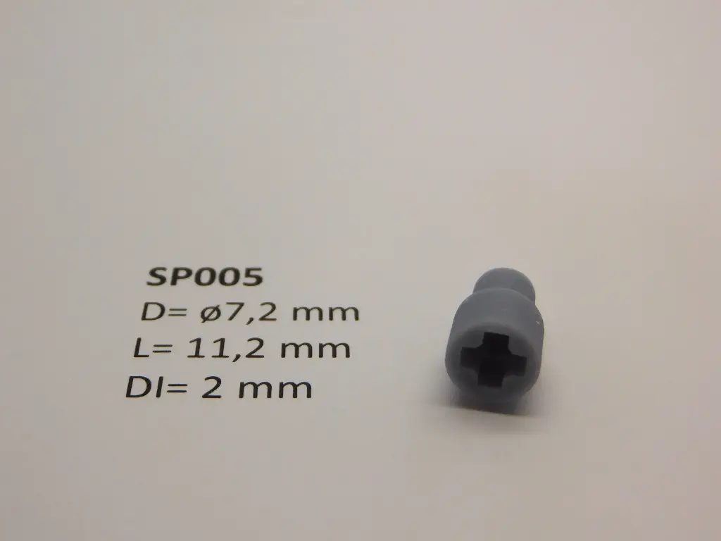 Kardankupplungshalter ø 7.2 x 11.2 mit Kreuz für 2 mm Welle