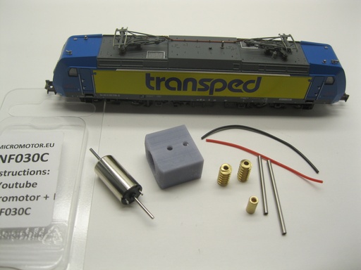 [NF030C] Fleischmann BR 245, BR 101, BR 145, BR 146, BR 185, SBB Re 481 Re 482, BLS Re 485, CFL BR 4000