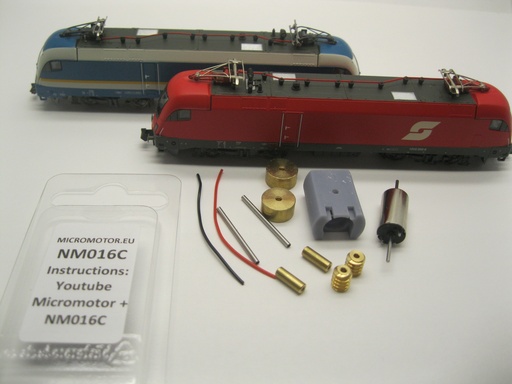 [NM016C] Minitrix BR 127, BR 152, BR 182, BR 183, BR 189, RENFE BR 252,  ES 64 P, ES 64 F4, SBB Re 474, ÖBB  1016/1116, GYSEV  470
