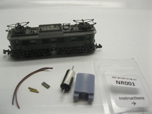 [NR001] Roco 85020 Motor BR43, BR44, SNCF 150X, E44.5, E144.5, E91, BR191, SNCF CC7100, Renfe 7630, NS 1310, ÖBB 1044, SBB Re 4/4 IV, ET85 /485