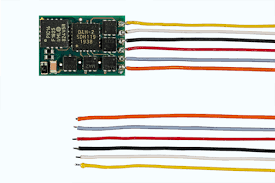 [830574] Decoder DH10C-3 mit 6 Anschlusslitzen, Länge ca. 145 mm 2 Generation DCC + Selectrix