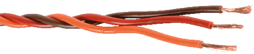 [325100GD] Kabel, 3 x 0,25 mm, Meterware ab 1m, gedrillt