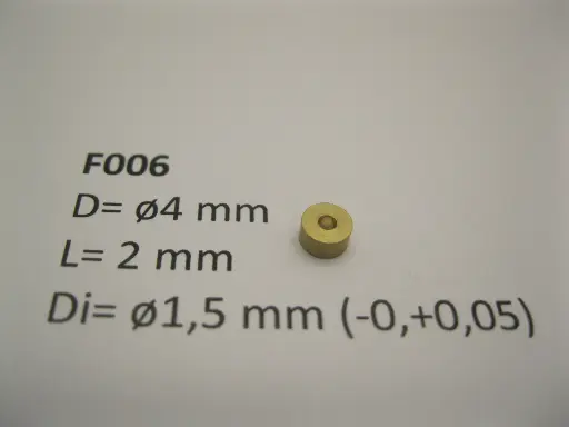 [F006] Schwungmasse  ø4 mm x 2 mm x ø1,5 mm