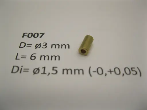 [F007] Schwungmasse  ø3 mm x 6 mm x ø1,5 mm
