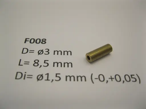 [F008] Schwungmasse  ø3 mm x 8 mm x ø1,5 mm