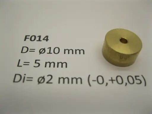 [F014] Schwungmasse ø10 mm x 5 mm x ø2 mm
