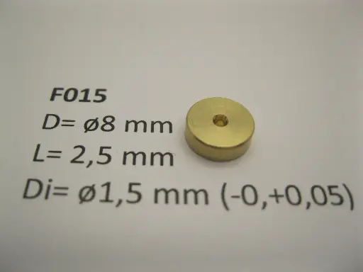 [F015] Schwungmasse ø8 mm x 2,5 mm x ø1,5 mm