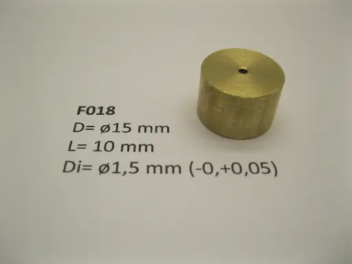 [F018] Schwungmasse ø15 mm x 10 mm x ø1,5 mm