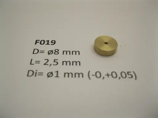 [F019] Schwungmasse ø8 mm x 2,5 mm x ø1 mm
