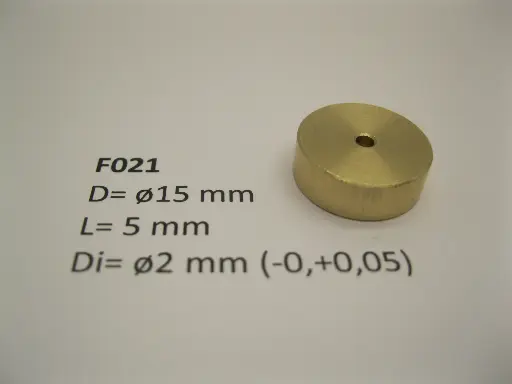 [F021] Schwungmasse ø15 mm x 5 mm x ø2 mm